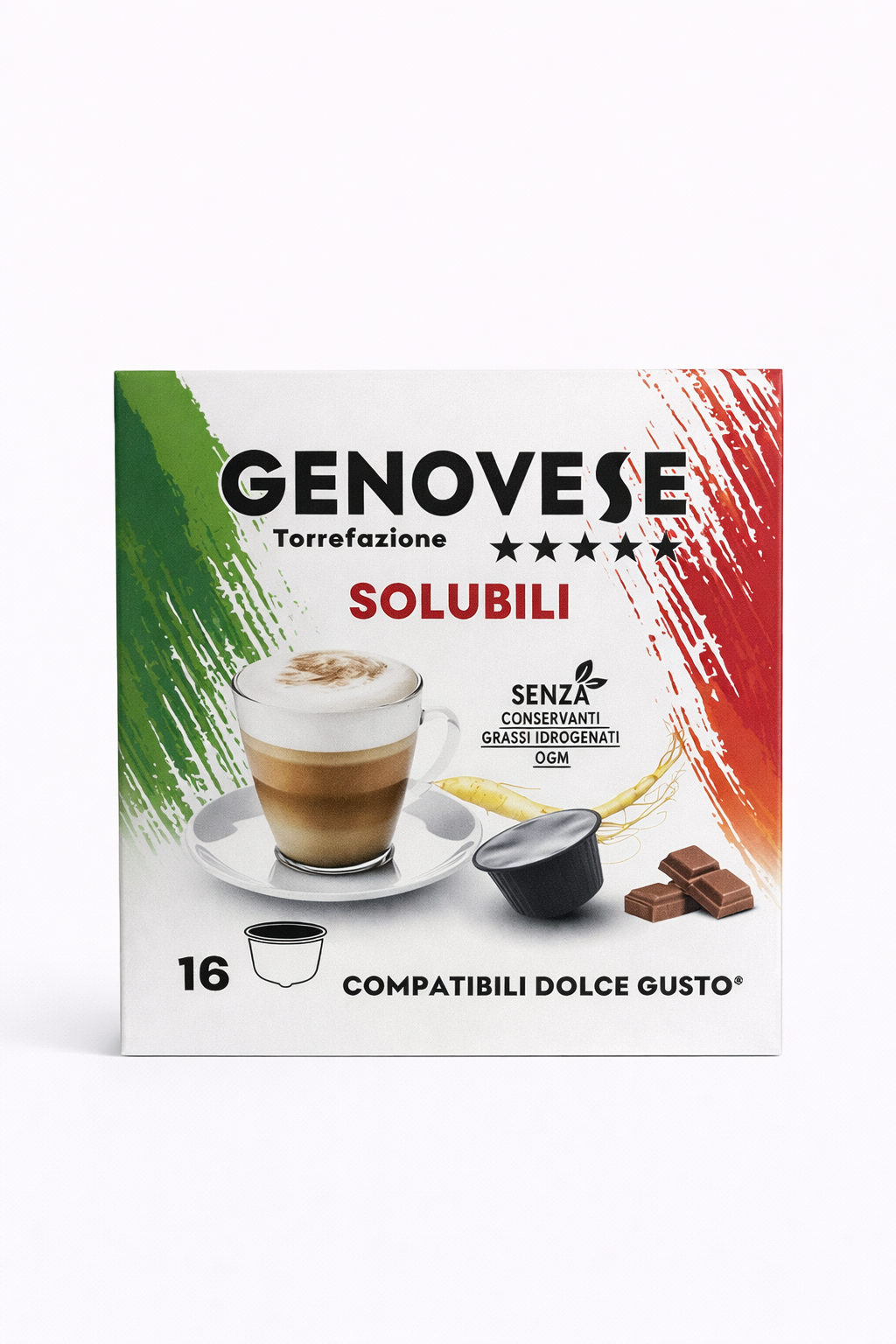 🍪 Macaron al Pistacchio – Capsule compatibili Dolce Gusto® (16 capsule) Descrizione Collage