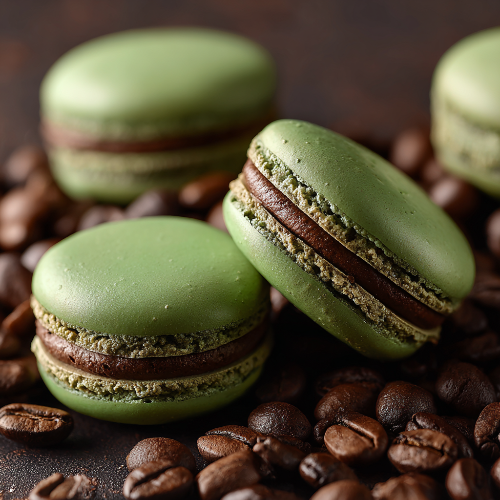 Aromatizzato al Macaron al Pistacchio Collage